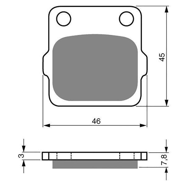 Goldfren Brake Pads Offroad Racing GF007 - K5 ( PR24)