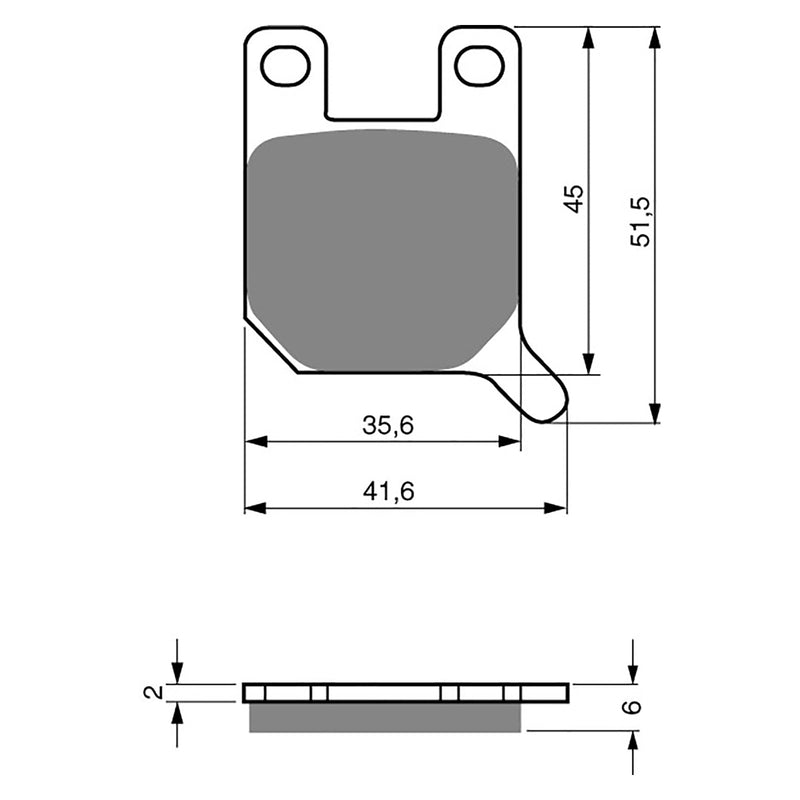 Goldfren Brake Pads Sintered Sports GF008 - S3 ( PH88 )