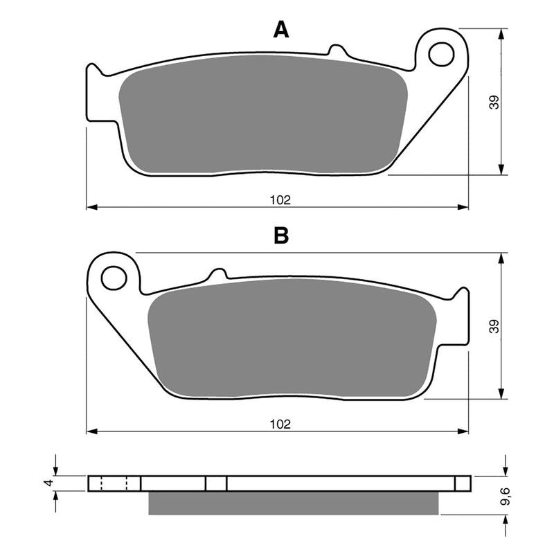 Goldfren Brake Pads Sintered Sports GF014 - S3 ( PH48 )