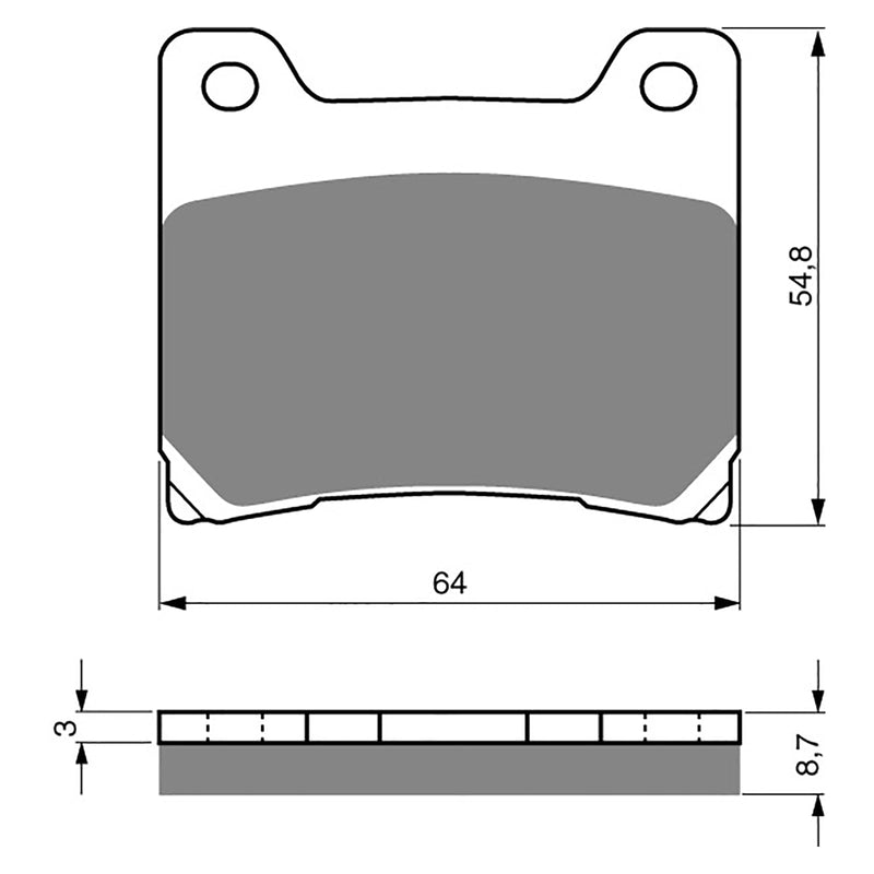 Goldfren Brake Pads Sintered Sports GF015 - S3 ( PH28 )