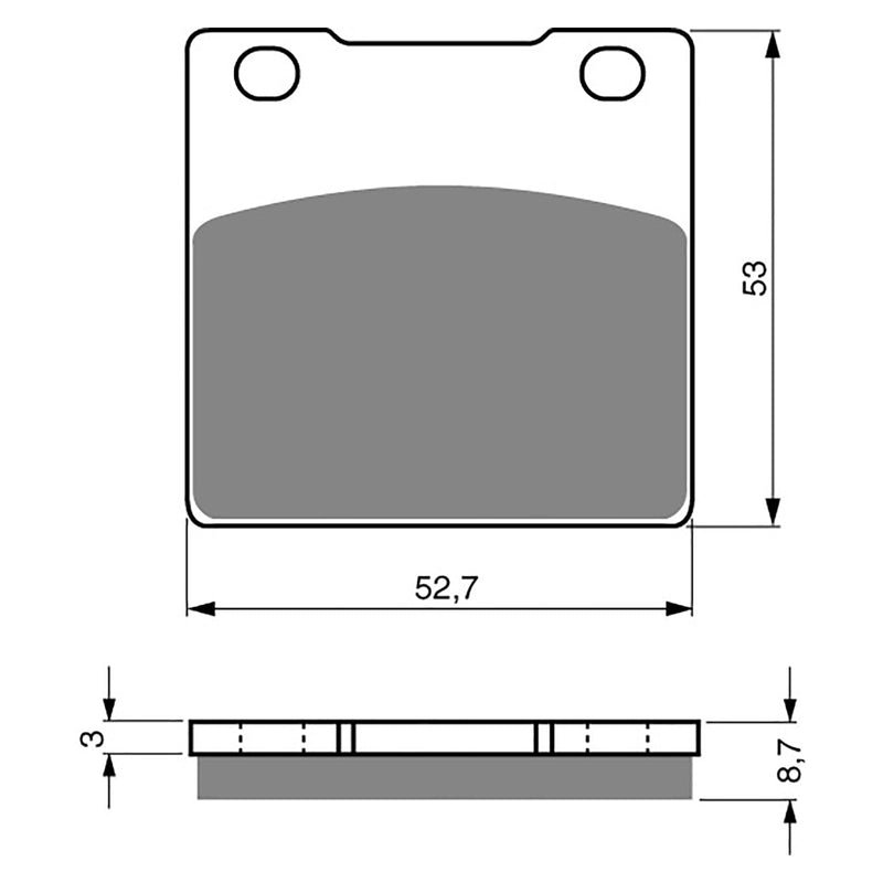Goldfren Brake Pads Sintered Sports GF016 - S3 ( PH12 )