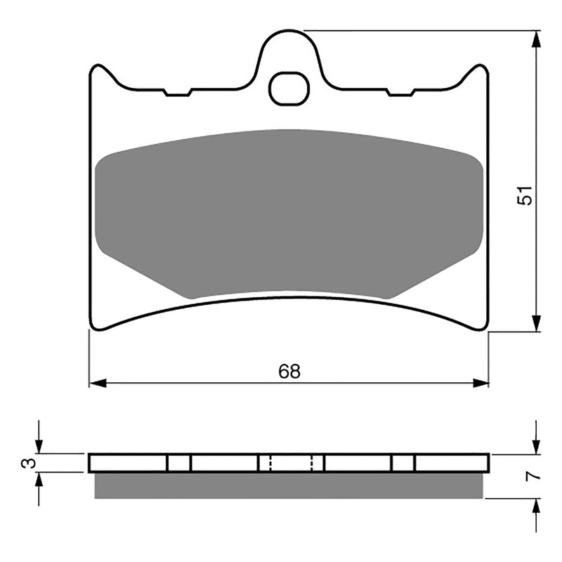Goldfren Brake Pads Offroad Racing GF019 - K5 ( PR119 )