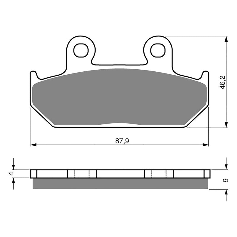 Goldfren Brake Pads Sintered Sports GF024 - S3 ( PH41 )