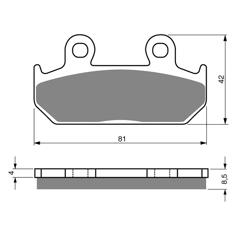 Goldfren Brake Pads Sintered Sports GF025 - S3 ( PH38 )