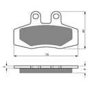 Goldfren Brake Pads Offroad Racing GF026 - K5 ( PR111 )