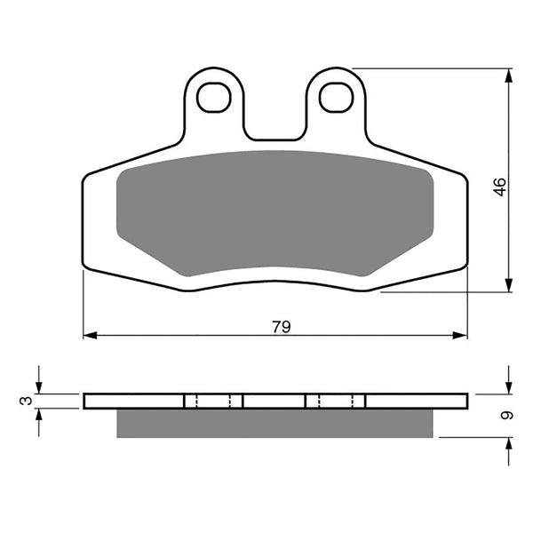 Goldfren Brake Pads Offroad Racing GF026 - K5 ( PR111 )