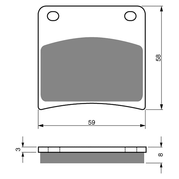 Goldfren Brake Pads Sintered Sports GF027 - S3 ( PH51 )