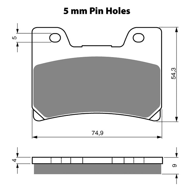 Goldfren Brake Pads Sintered Sports GF028 - S3 ( PH115 )