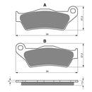 Goldfren Brake Pads Offroad Racing GF031 - K5 ( PR114 )