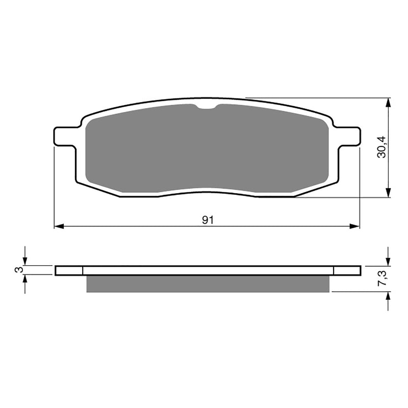 Goldfren Brake Pads Offroad Racing GF043 - K5 ( PR34 )