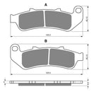 Goldfren Brake Pads Sintered Sports GF055 - S3 ( PH123 )