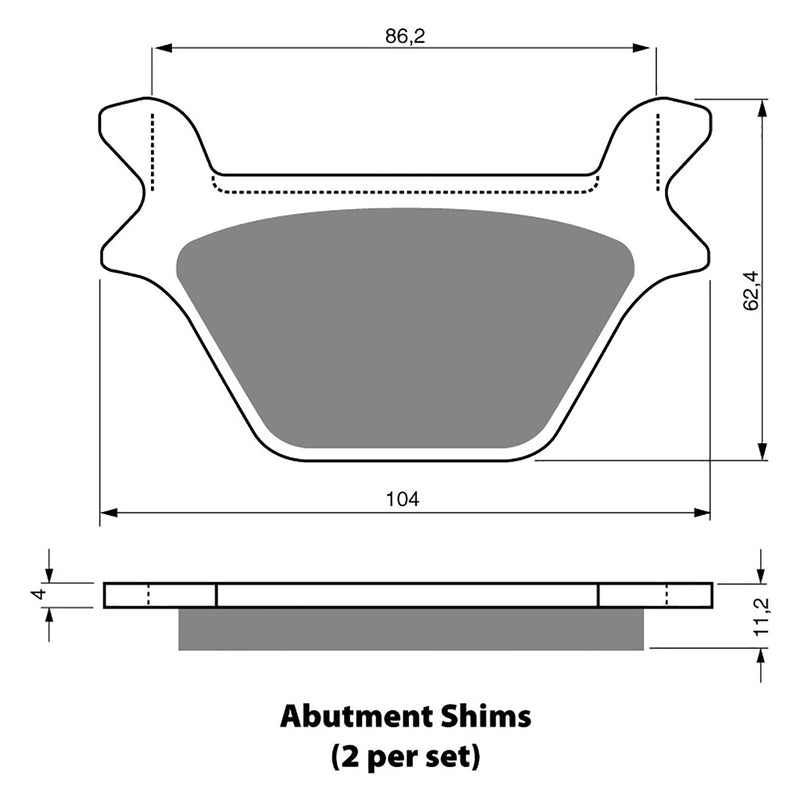 Goldfren Brake Pads Sintered Sports GF056 - S3 ( PH156 )