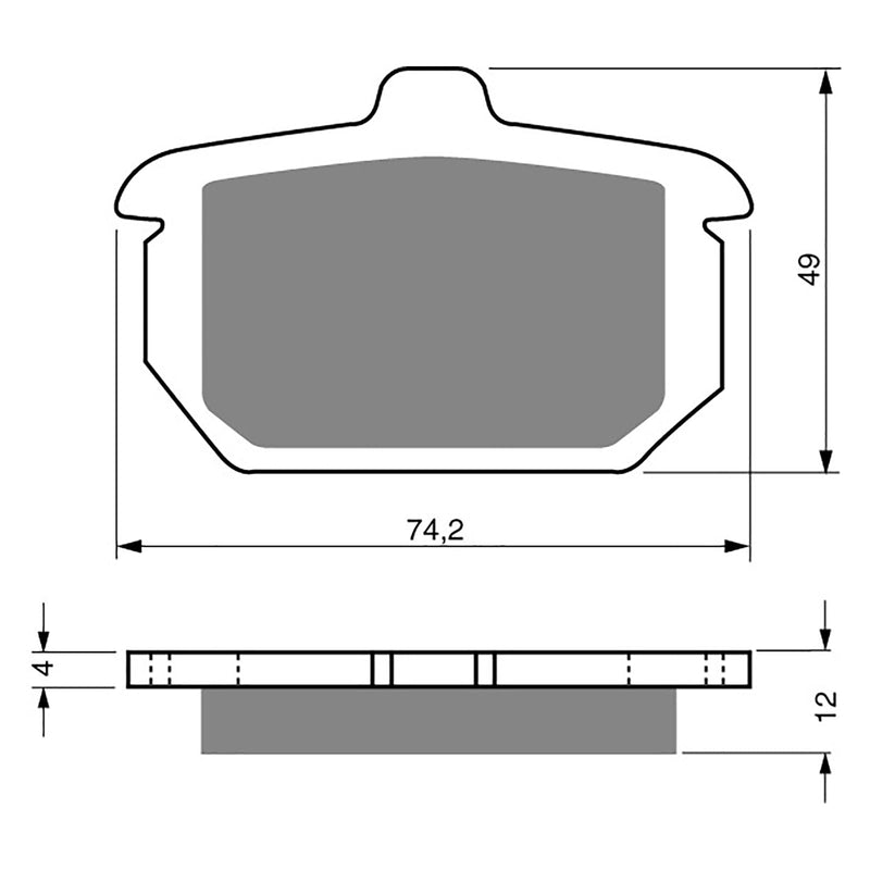 Goldfren Brake Pads Sintered Sports GF058 - S3 ( PH73 )