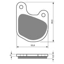 Goldfren Brake Pads Sintered Sports GF059 - S3 ( PH71 )