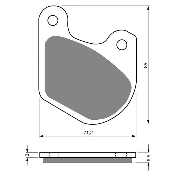 Goldfren Brake Pads Sintered Sports GF062 - S3 ( PH72 )