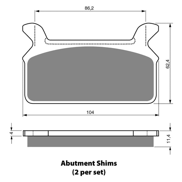 Goldfren Brake Pads Sintered Sports GF063 - S3 ( PH157 )