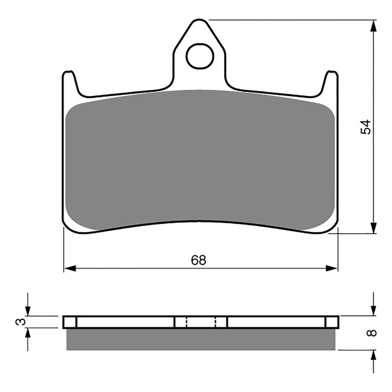 Goldfren Brake Pads Sintered Sports GF069 - S3 ( PH62 )