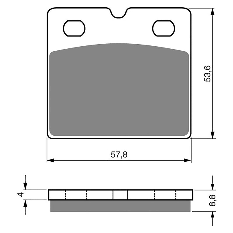 Goldfren Brake Pads Sintered Sports GF072 - S3 ( PH57 )