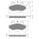Goldfren Brake Pads Sintered Sports GF088 - S3 ( PH203 )