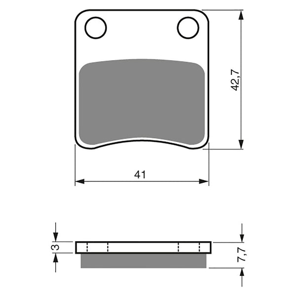 Goldfren Brake Pads Sintered Sports GF110 - S3 ( PH148 )