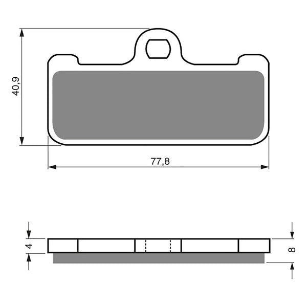 Goldfren Brake Pads Sintered Sports GF116 - S3 ( PH191 )