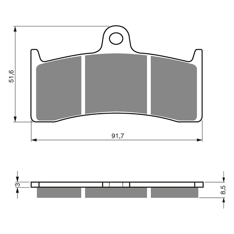 Goldfren Brake Pads Sintered Sports GF126 - S3 ( PH230 )