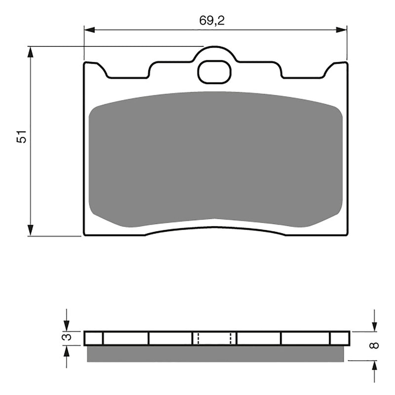 Goldfren Brake Pads Sintered Sports GF132 - S3 ( PH275 )