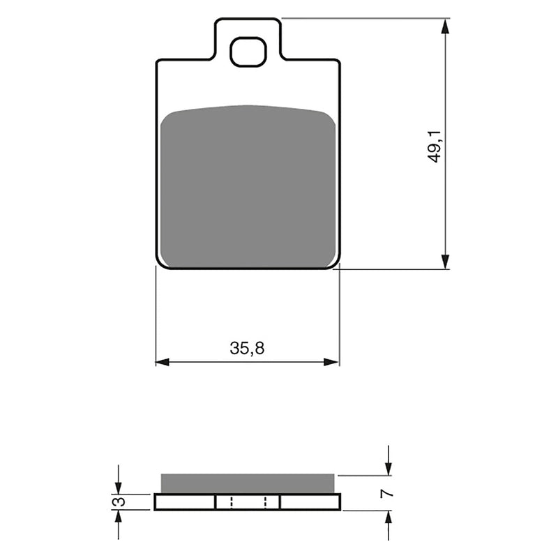 Goldfren Brake Pads Sintered Sports GF137 - S3 ( PH246 )