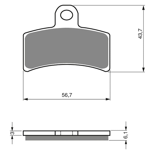 Goldfren Brake Pads Sintered Sports GF143 - S3 ( PH274 )