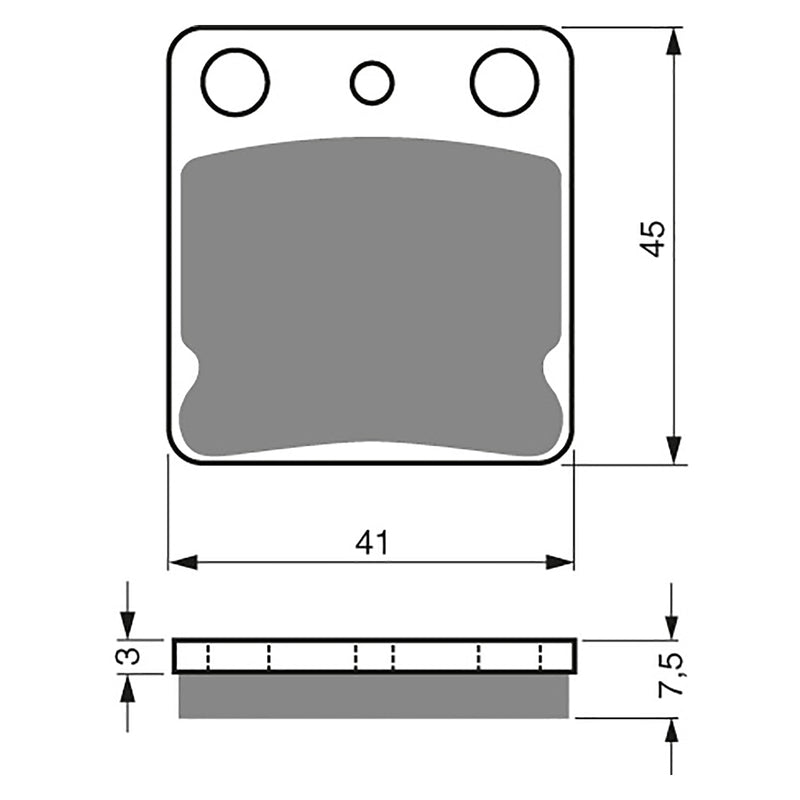 Goldfren Brake Pads Offroad Racing GF144 - K5 ( PR11 )