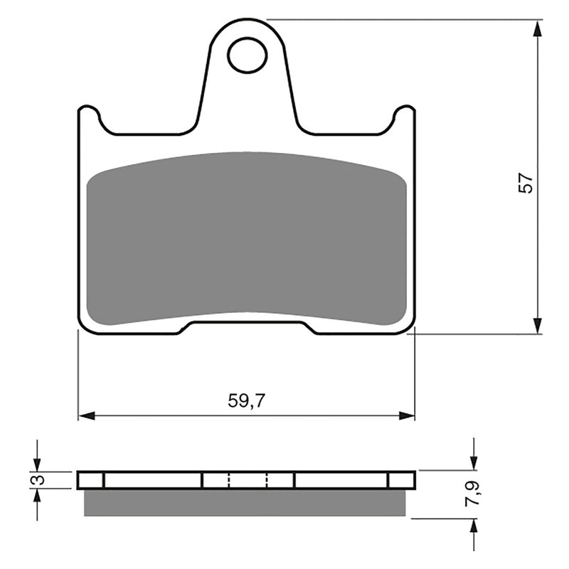 Goldfren Brake Pads Sintered Sports GF148 - S3 ( PH231 )