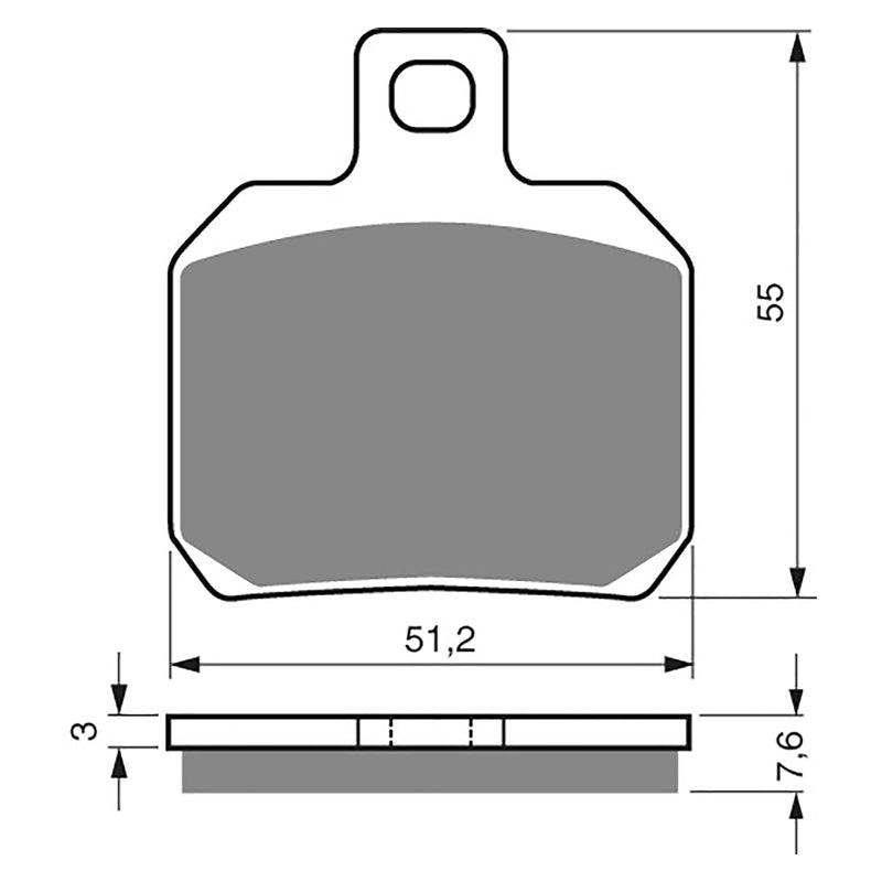 Goldfren Brake Pads Sintered Sports GF152 - S3 ( PH253 )