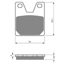 Goldfren Brake Pads Sintered Sports GF169 - S3 ( PH254 )