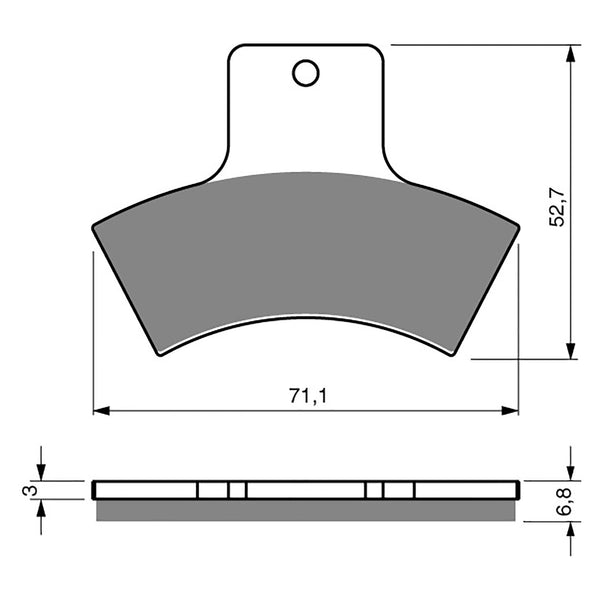 Goldfren Brake Pads Offroad Racing GF179 - K5 ( PR257 )
