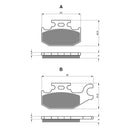 Goldfren Brake Pads Offroad Racing GF182 - K5 ( PR283 )