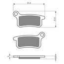 Goldfren Brake Pads Offroad Racing GF185 - K5 ( PR318 )