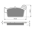 Goldfren Brake Pads Offroad Racing GF187 - K5 ( PR326 )