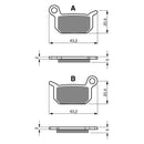Goldfren Brake Pads Offroad Racing GF190 - K5 ( PR320 )