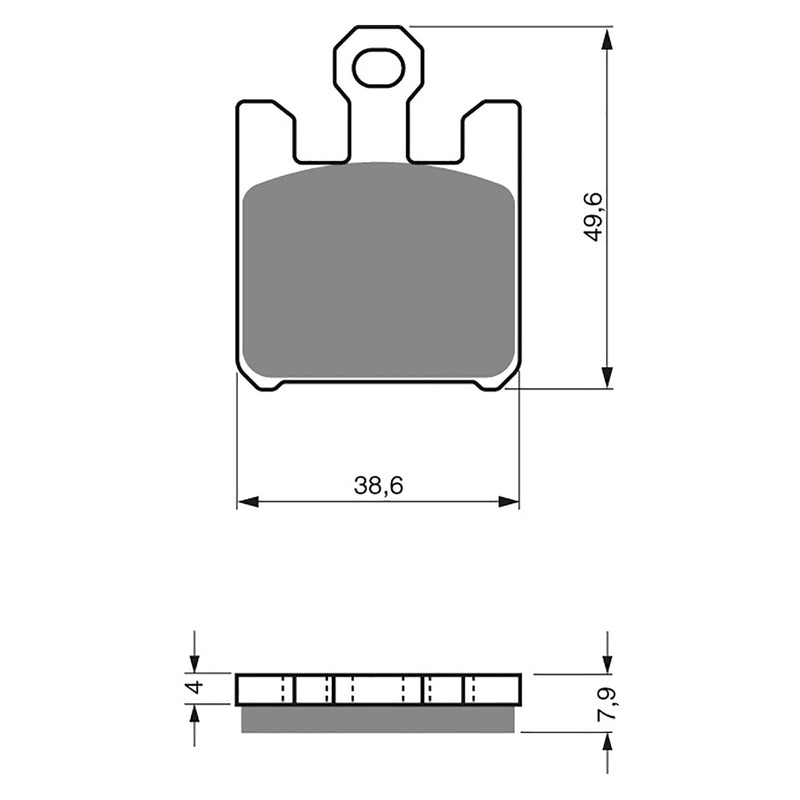 Goldfren Brake Pads Sintered Sports GF200 - S3 ( PH328 )