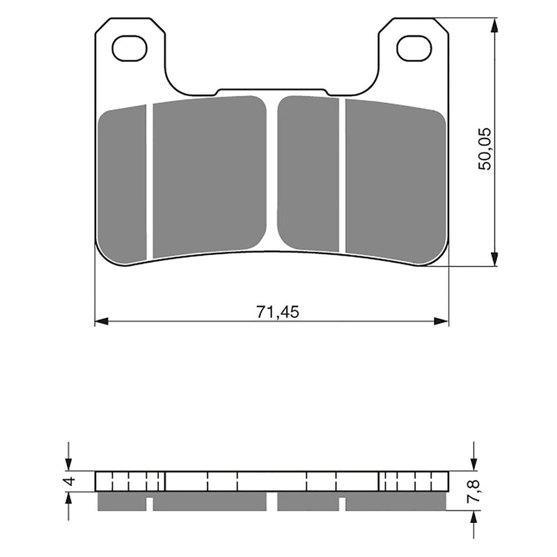 Goldfren Brake Pads Race GF213 - Gpr