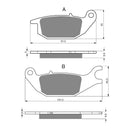 Goldfren Brake Pads Sintered Sports GF221 - S3 ( PH303 )