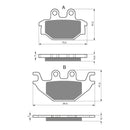 Goldfren Brake Pads Offroad Racing GF230 - K5 ( PR333 )