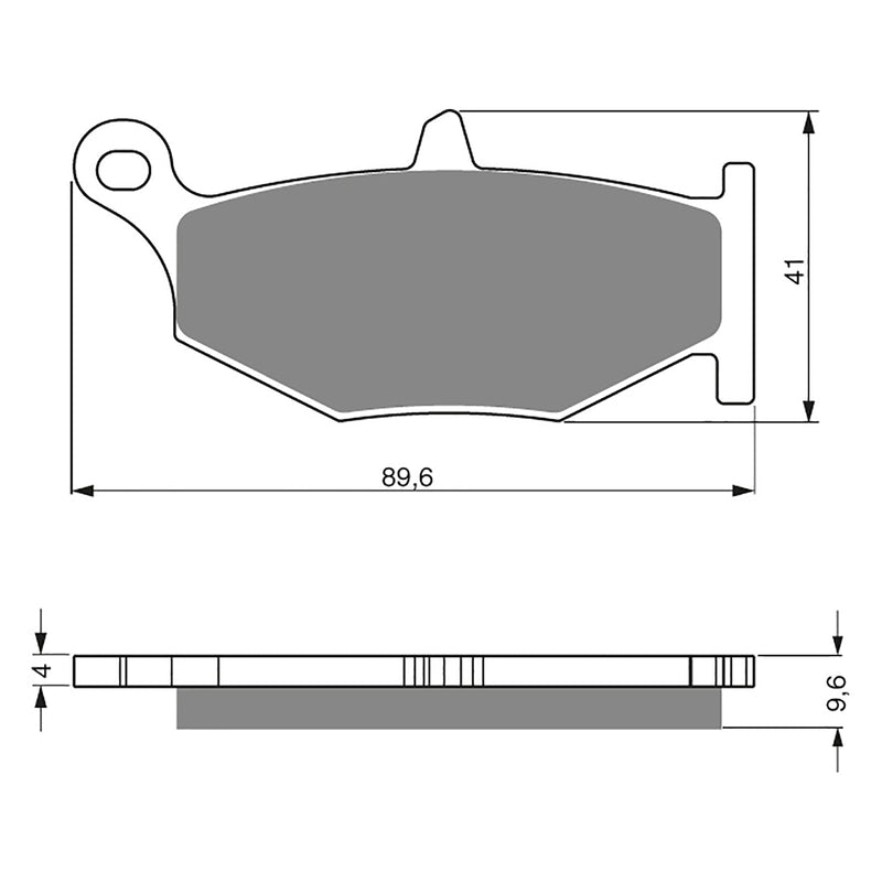 Goldfren Brake Pads Sintered Sports GF241 - S3 ( PH364 )