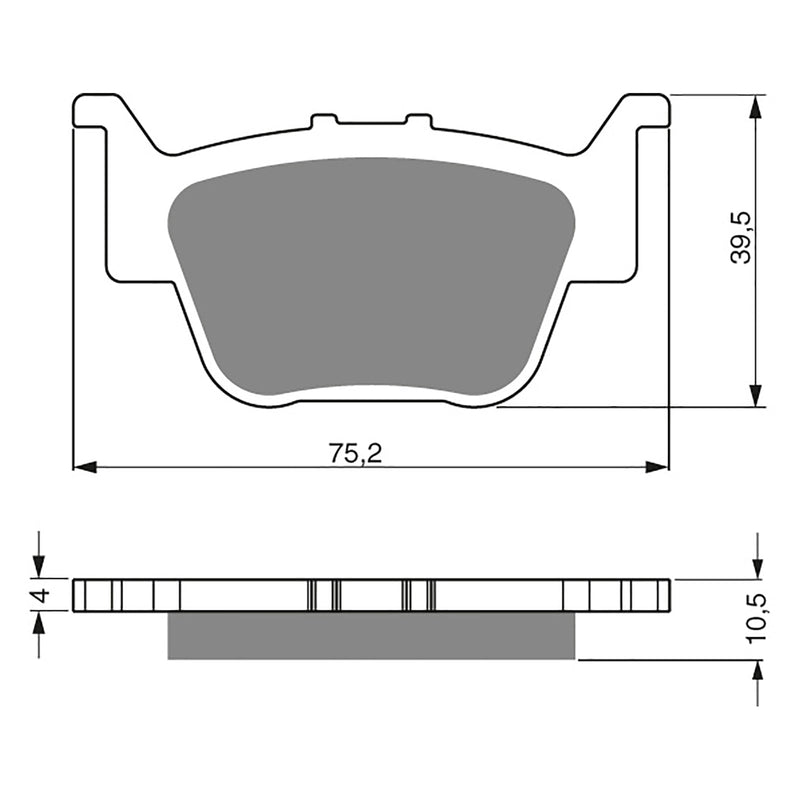 Goldfren Brake Pads Offroad Racing GF243 - K5 ( PR330 )