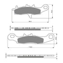 Goldfren Brake Pads Offroad Racing GF245 - K5 ( PR302 )