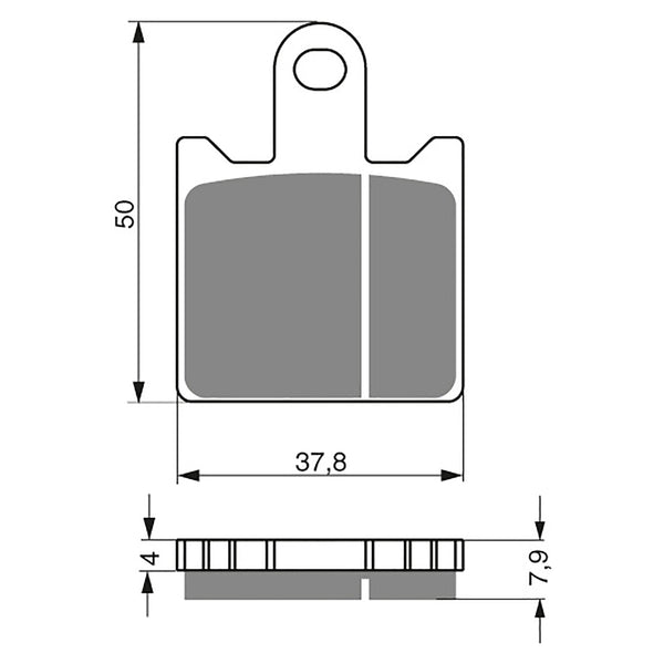 Goldfren Brake Pads Race GF249-GPR