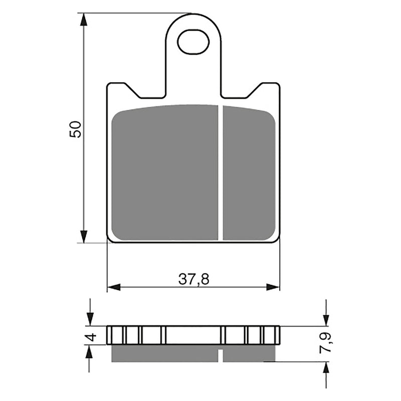 Goldfren Brake Pads Race GF249-GPR