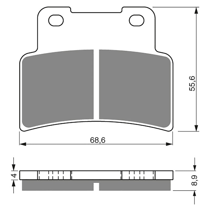 Goldfren Brake Pads Sintered Sports GF251 - S3 ( P377 )