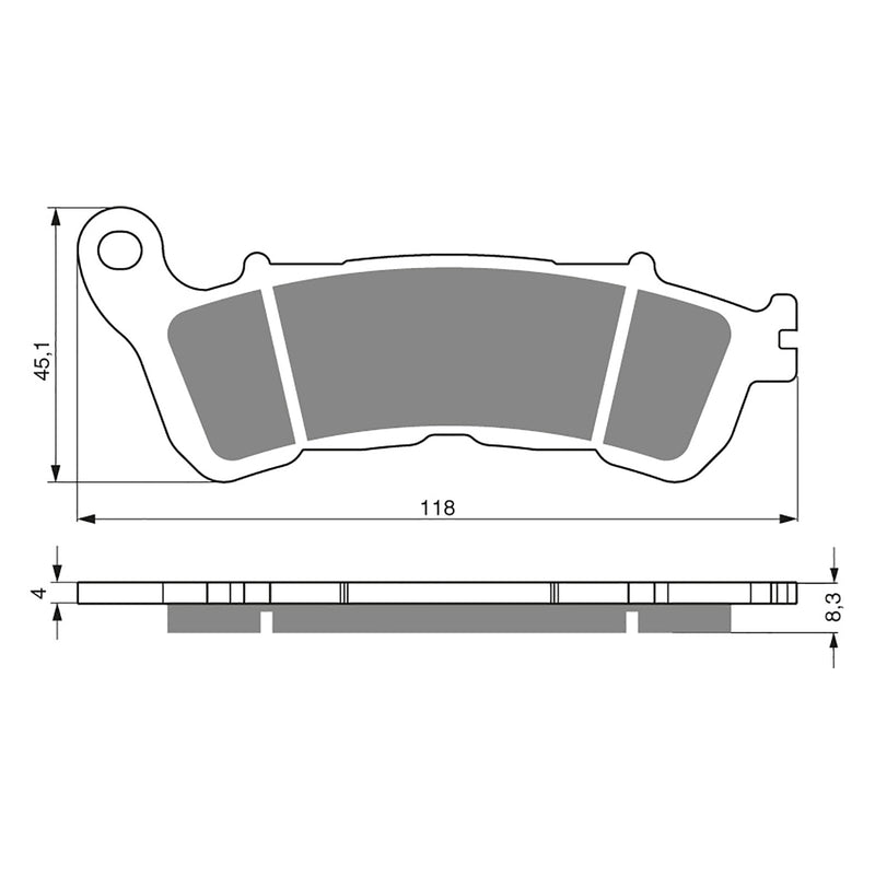 Goldfren Brake Pads Sintered Sports GF257 - S3 ( PH340 )