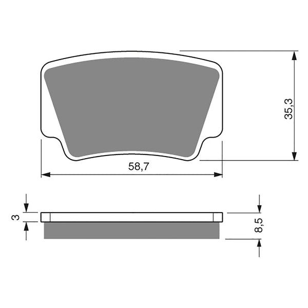 Goldfren Brake Pads Offroad Racing GF260 - K5 ( PR403 )